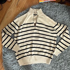 Brandy Melville Aleah Cotton Strip Sweater